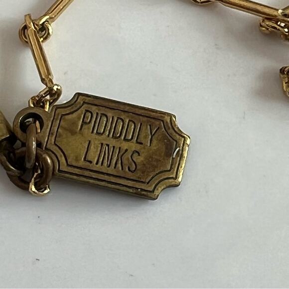 Pididdly Links Brass Swirl Link Necklace 16in. - Picture 7 of 11